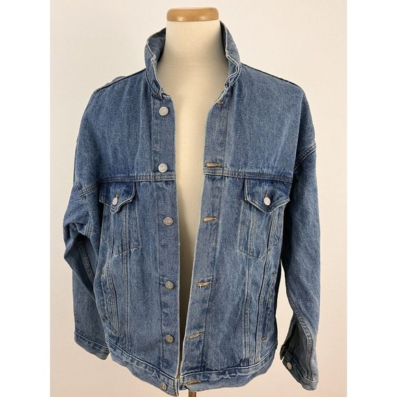 Vintage Planet Mars Peanut M&M Denim Jacket Men's L - Picture 3 of 9